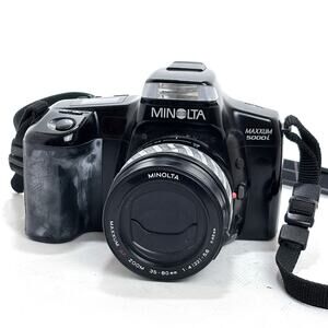 Minolta MAXXUM 5000i Film Camera With Lens AF 35 80 Untested